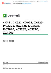 Lexmark CX522ade User Manual