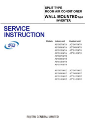 Fujitsu AS G09KMTA Series Service Instruction