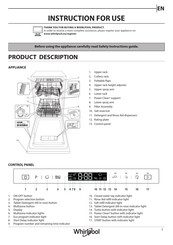 Whirlpool WSIP 4O23 PFE Instructions For Use Manual