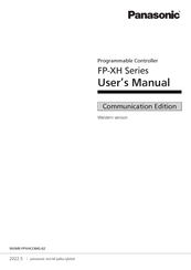 Panasonic FP-XH Series User Manual