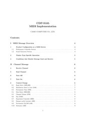 Casio CDP-S105 Manual