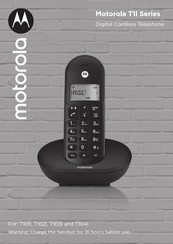 Motorola T104I Manual