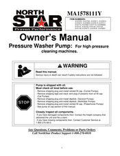 North Star A1578171 Owner's Manual