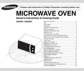 Samsung GE82NT Owner's Instructions & Cooking Manual