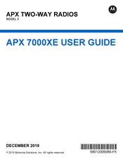 Motorola APX 7000 XE UHF User Manual