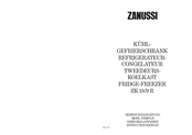 Zanussi ZK 18/9 R Instruction Booklet