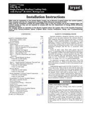 Bryant Legacy 558J 08-16 Installation Instructions Manual