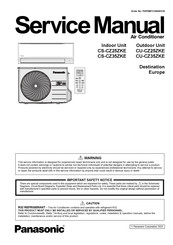 Panasonic CS-CZ25ZKE Service Manual