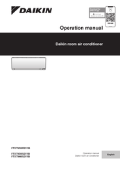 Daikin FTXTM30S2V1B Operation Manual