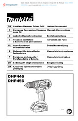 Makita DHP456RMJ Instruction Manual