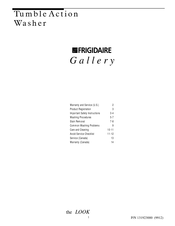 Frigidaire Gallery FWT647GHS0 Manual