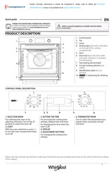 Whirlpool OMSR58RU0SX Quick Manual