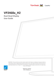 ViewSonic ColorPro VP2468a H2 User Manual