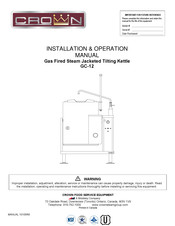 Crown GC-12 Installation & Operation Manual