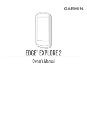 Garmin EDGE EXPLORE 2 Owner's Manual