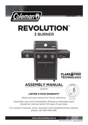 Coleman REVOLUTION G53237 Assembly Manual