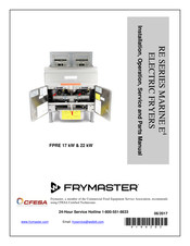 Frymaster FPRE117 Installation, Operation, Service, And Parts Manual