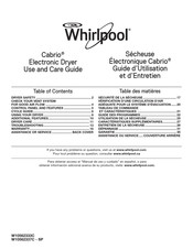 Whirlpool W10562333C Use And Care Manual