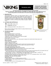 Viking 18253MG/W Technical Data Manual