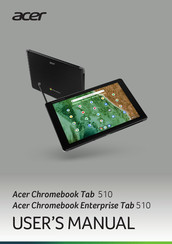 Acer Chromebook Tab 510 User Manual