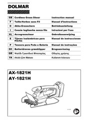 Dolmar AX-1821H Instruction Manual