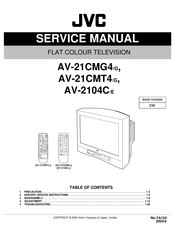 JVC AV-21CMG4 Service Manual