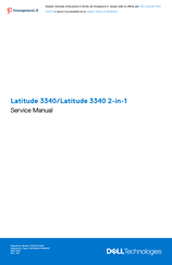 Dell Latitude 3340 2-in-1 Service Manual