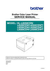 Brother HL-9200LCDWT Service Manual