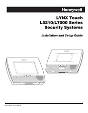 Honeywell LYNX Touch L5210 Series Installation And Startup Manual