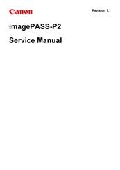 Canon imagePASS-P2 Service Manual