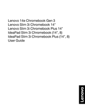 Lenovo IdeaPad Slim 3i Chromebook User Manual