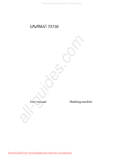 AEG LAVAMAT 72750 User Manual