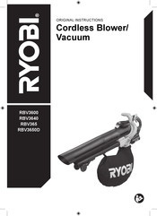 Ryobi RBV3600 Instructions Manual