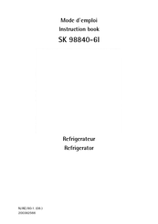 AEG SK 98840-6I Instruction Book