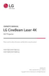 LG CineBeam HU915QE Owner's Manual