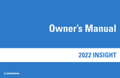 Honda INSIGHT 2022 Owner's Manual