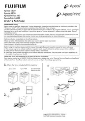 Fujifilm Apeos 5330 User Manual