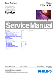 Philips 32PHG5101/78 Service Manual