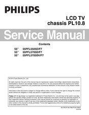 Philips 55PFL5505D/F7 Service Manual