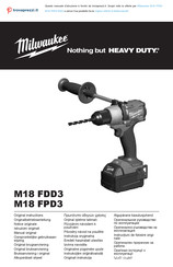 Milwaukee M18 FPD3-502X Original Instructions Manual