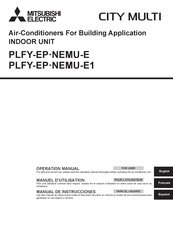 Mitsubishi Electric CITY MULTI PLFY-EP NEMU-E1 Series Operation Manual