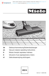Miele Compact C2 PARQUET ECOLINE Operating Instructions Manual