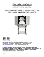 EarthStone 160-PAGW Installation Instructions Manual
