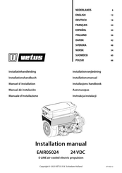 Vetus EAIR05024 Installation Manual
