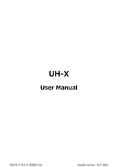 Fujitsu UH-X User Manual