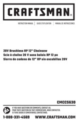 Craftsman CMCCS630M1 Instruction Manual
