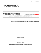 Toshiba T300MVi Interface Manual