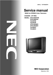 NEC DTE-29G4ZH Service Manual