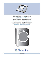 Electrolux EIFLW55HIW0 Installation Instructions Manual