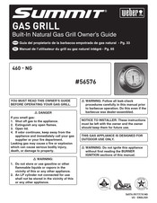 Weber SUMMIT 56576 Owner's Manual